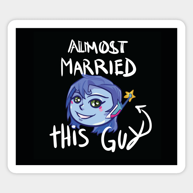 Almost Married This Guy Sticker by ParrotChixFish